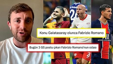 Son Günlerde Galatasaray'ı Yakından Takip Eden Fabrizio Romano Sosyal Medyanın Dilinde