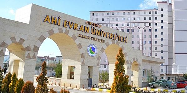 Kırşehir Ahi Evran Üniversitesi 2023 YÖK Atlas Tercih Rehberi