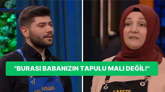 Gözyaşlarına Boğuldu: MasterChef All Star'da Sergen ve Gamze Arasında Büyük Kavga!