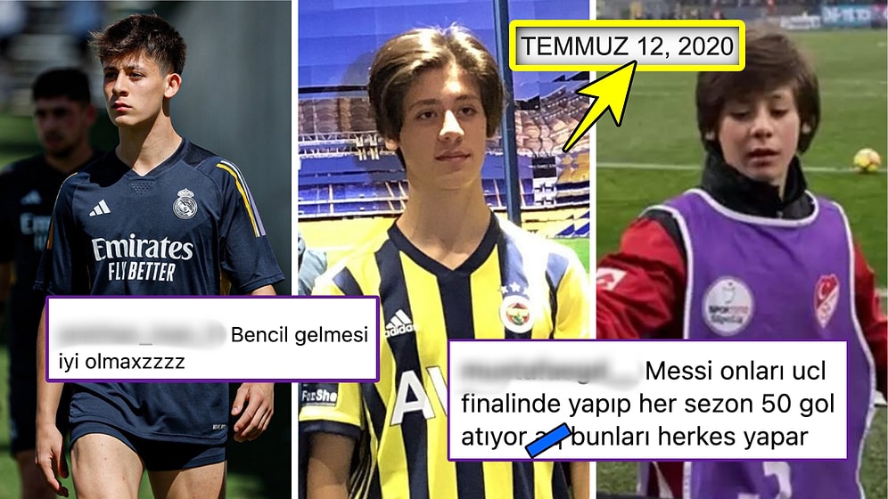 Kimse Ona İnanmamış: Arda Güler'e 2020 Yılında Yapılan Yorumlara İnanamayacaksınız!
