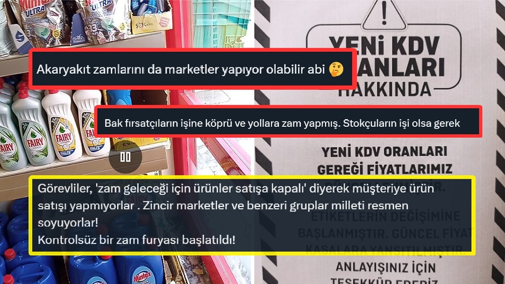 Marketlerdeki Zamlara İsyan Eden Eski Milletvekiline Gelen Yorumlarda Vergiler Etkili Oldu