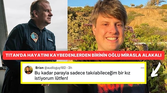 Titan Denizaltında Hayatını Kaybeden Milyarderin Oğlu, Yaşanan Trajedinin Ardından Attığı Tweet'lerle Gündemde