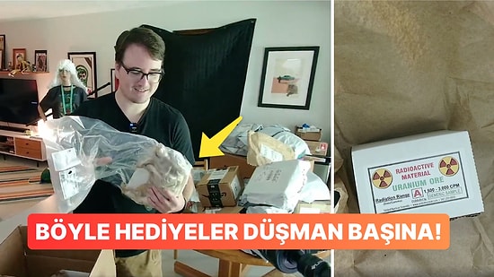 Canlı Yayında Hediye Açan Yayıncıya Ölü Domuz Yavrusu ve Uranyum Yolladılar