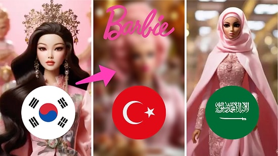 Yapay Zeka ile Farklı Ülkelere Göre Tasarlanan Barbie Bebek Modellerini Görünce Mest Olacaksınız