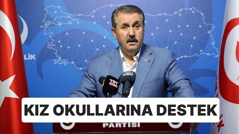 Mustafa Destici ‘Kız Okulları Açılabilir’ Açıklamasına Destek Verdi ve ‘El Yükseltti’