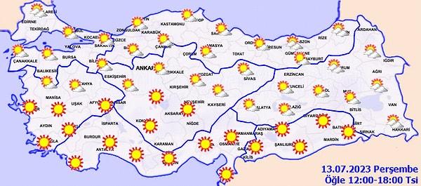 Ankara Hava Durumu 14 Temmuz: