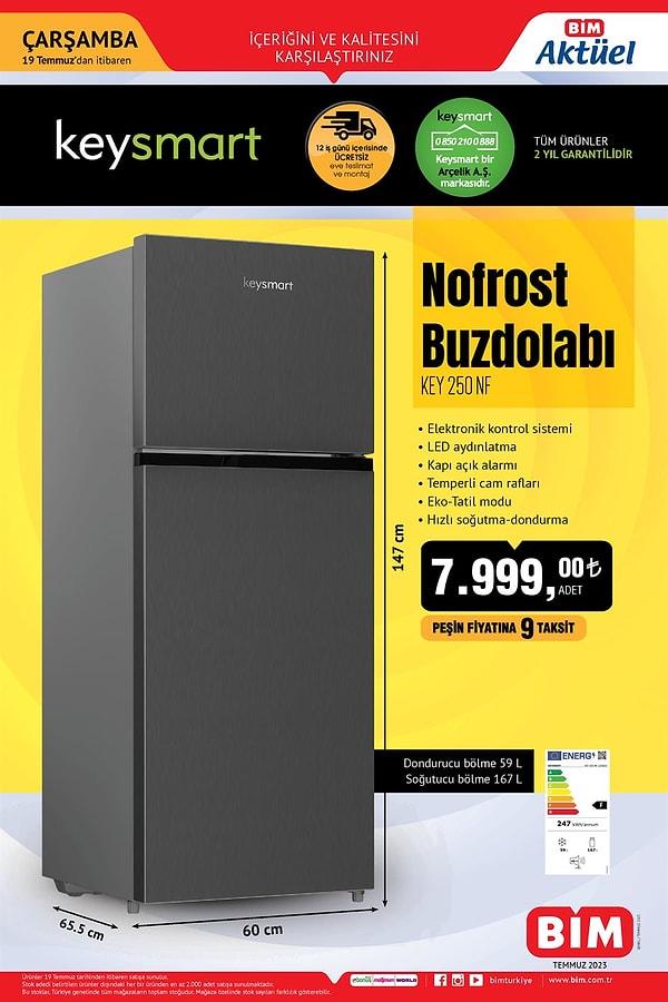 Keysmart Nofrost Buzdolabı 7.999 TL