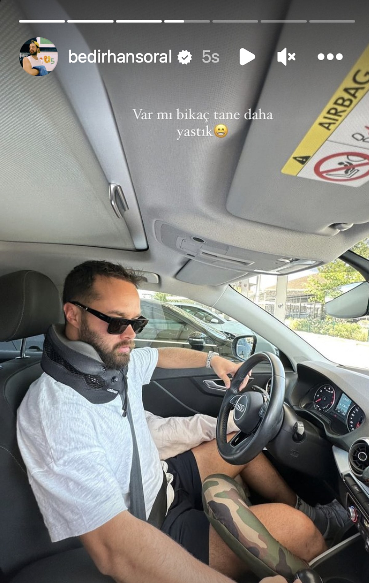 6. Bedirhan Soral, tatil dönüşünden paylaşım yaptı. 