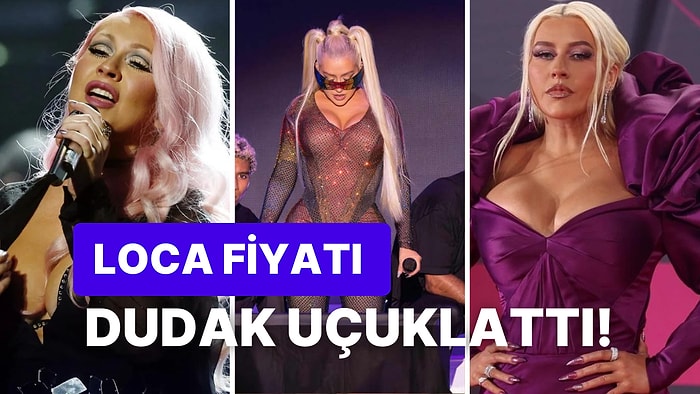 Türkiye'de İlk Kez Konser Verecek Sanatçı Christina Aguilera'nın Loca Fiyatı Yok Artık Dedirtti!