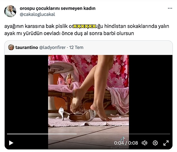 Barbie filminin kesilen sahneleri.