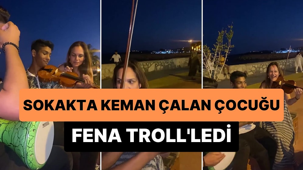 Keman Virtüözü Canan Anderson, Sokakta Keman Çalan Çocuğa 'Bana da Öğret' Dedi, Ortaya Enfes Görüntüler Çıktı