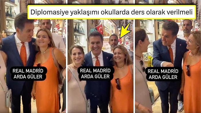 Mustafa Sarıgül'ün İspanyol Turistlerle Konuştuğu Anlar Viral Oldu: "Real Madrid, Arda Güler"