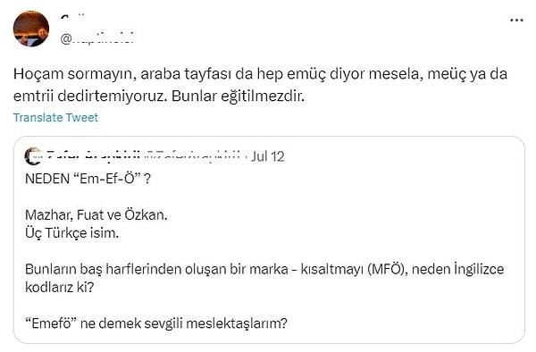 12. MFÖ, bu telaffuzun sebebinin Eurovision'da anons eden sunucudan geldiğini açıklamıştı. Ayrıca Türkçe okumaktan daha kolay.