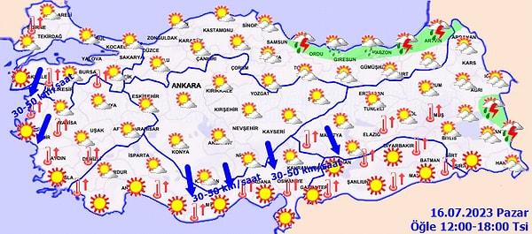 16 Temmuz Ankara Hava Durumu