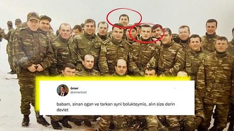 Babasının Bedelli Askerlik Fotoğrafında Tarkan ve Sinan Oğan'ı Gören Twitter Kullanıcısı