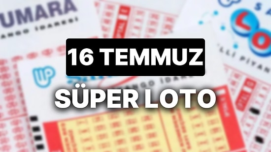 16 Temmuz Süper Loto Sonuçları ve Kazandıran Numaralar: 16 Temmuz Süper Loto Sonuç Sorgulama Sayfası