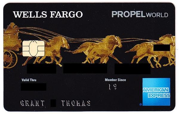 10. Wells Fargo Propel World American Express Kartı