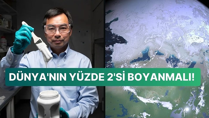 Bilim İnsanından Küresel Isınmaya İlginç Çözüm: "Dünya'nın Belli Bir Bölümünü Beyaza Boyayın!"