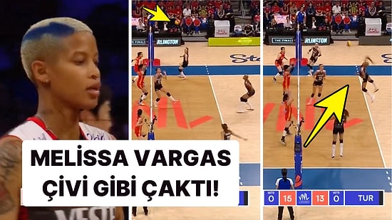 Melissa Vargas Uçtu: 2.88 Metre Yüksekten 97 Kilometre Hızla Topa Vuran Melissa Vargas'tan İnanılmaz Smaç!