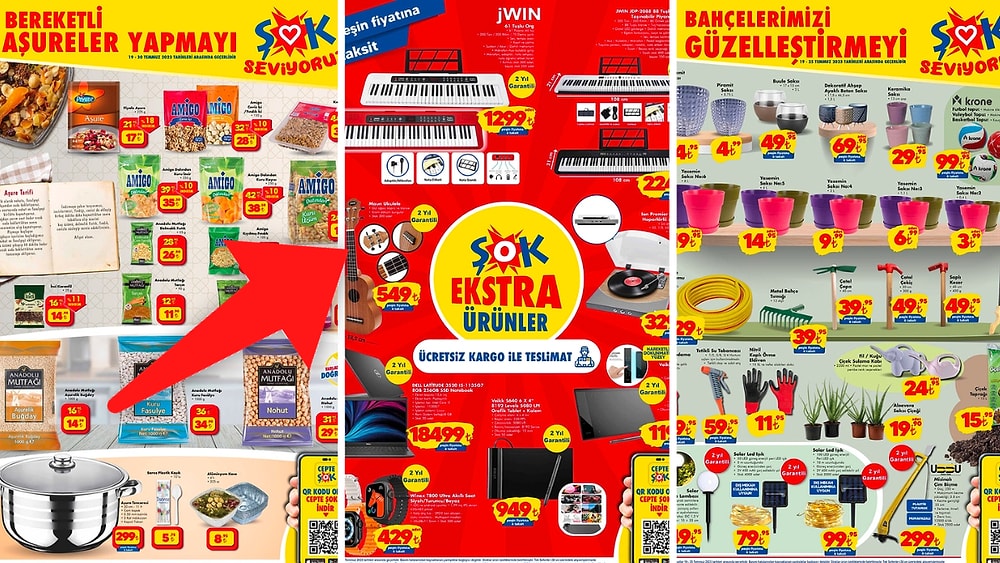ŞOK'a Bahçe Ürünleri Geliyor! 19 Temmuz 2023 ŞOK Aktüel Ürünler Kataloğu