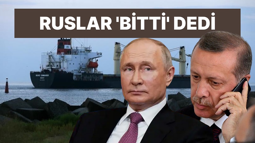 Rusya Tahıl Koridoru Anlaşmasını Durdurdu