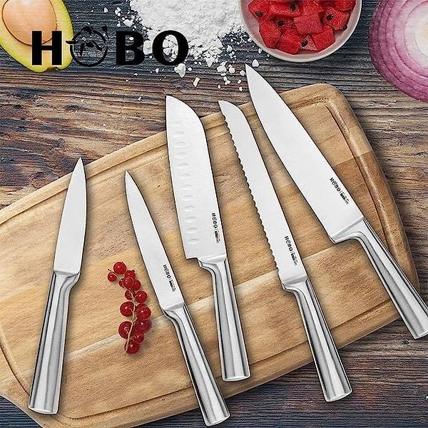 14. Hobo 5 Parçalı Profesyonel Bıçak Seti