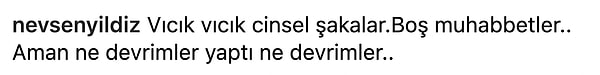 Ardından bir takipçisi, Huysuz Virjin'le ilgili hadsiz bir yorumda bulundu!