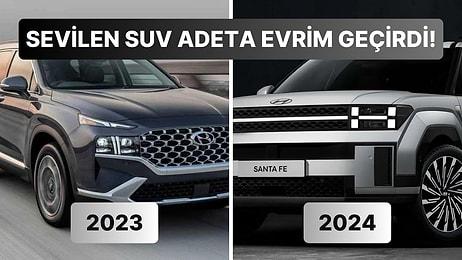 Yeniden Doğmuş Gibi: Tasarımını Baştan Aşağı Değiştiren Yeni 2024 Hyundai Santa Fe Gün Yüzüne Çıktı!