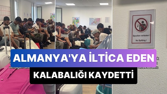 Almanya'ya İltica Etmek İsteyen Genç, Kendisi Gibi İltica Başvurusu Yapan İnsan Kalabalığını Kaydetti