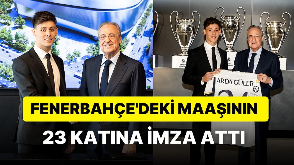 Arda Güler'in Real Madrid'den Kazanacağı Yıllık Ücret Belli Oldu