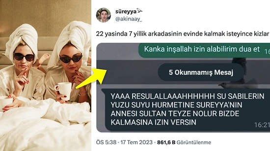 Arkadaşında Kalmak İçin Ailesinden İzin Almak Zorunda Olan 22 Yaşındaki Kıza Gelen Saç Baş Yolduran Yorumlar