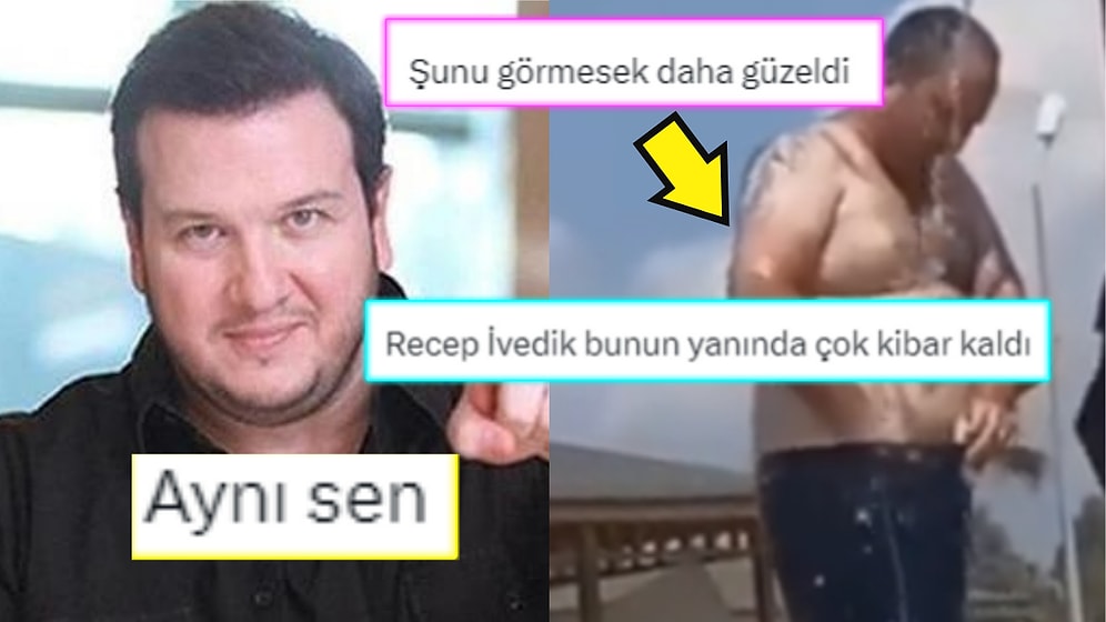 Şahan Gökbakar'ın Twitter'da Paylaştığı Duş Alan Adamın Videosu Viral Oldu!