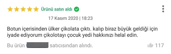 "İyade"ye mi şaşıralım botun içinden çikolata çıkmasına mı?