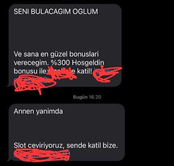 Küfür veya tehditmiş gibi gözüken, sonradan bahis sitesi reklamı olduğu anlaşılan SMS'ler atan pazarlama taktiği hepimize "Marketing"i bir kez daha öğretti.