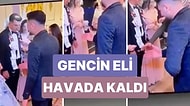Bir Düğünde Takısını Taktıktan Sonra Eli Havada Kalan Gencin Görüntüleri Kahkahaya Boğdu