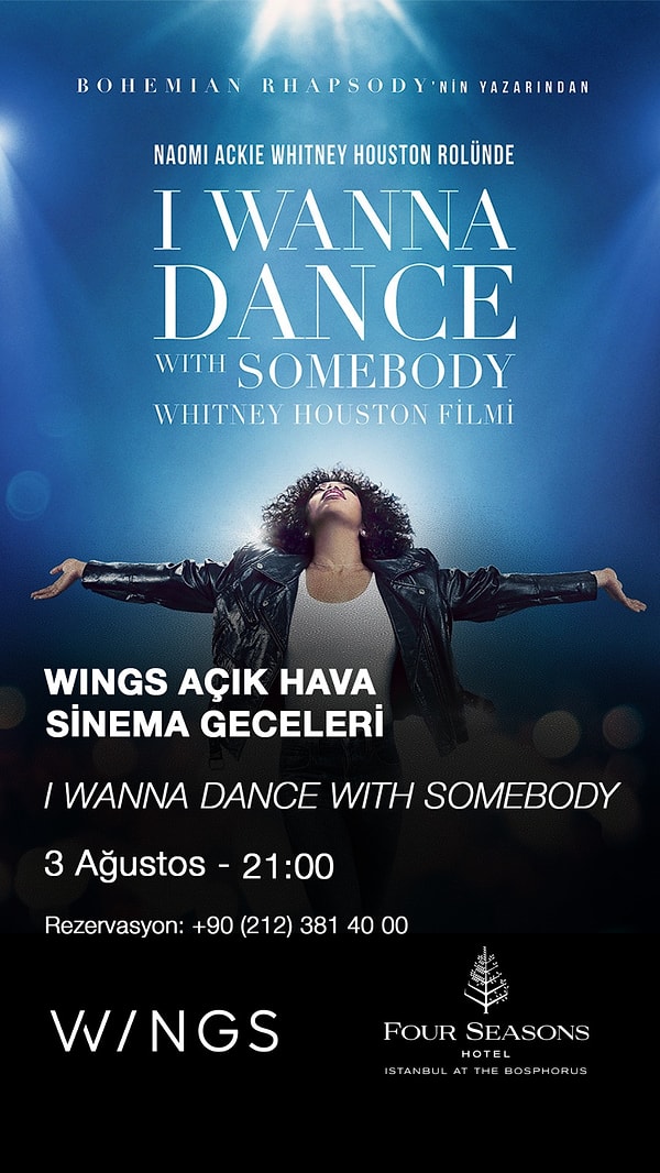 3 Ağustos Perşembe 21:00 - I Wanna Dance with Somebody