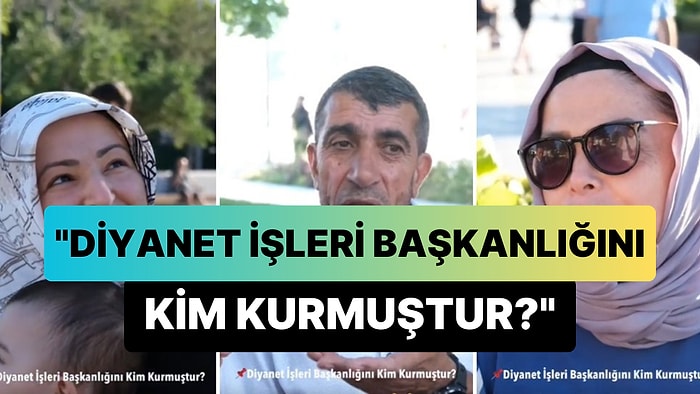 'Diyanet İşleri Başkanlığı'nı Kim Kurmuştur?' Sorusuna Cevap Veremeyen Vatandaşlar