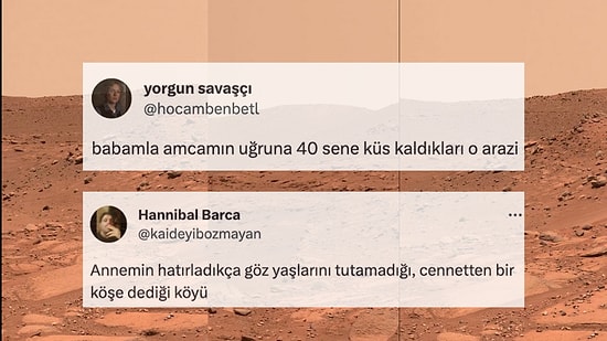 Mars'tan Gelen Yeni Görüntüleri İnandırıcı Bulmayarak Mizah Rüzgarları Estiren Twitter Kullanıcıları