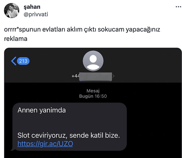 Böyle reklam olmaz olsun.