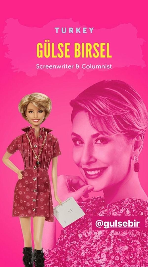 2015’ten bu yana “Shero” adlı seride sınırları aşan başarılı kadınların modellerini oluşturan Barbie, 2019 yılında hem 60. yılını kutlamak için hem de 8 Mart Kadınlar Günü’nü onurlandırmak için 20 yeni model eklemişti ve aralarında ünlü oyuncu, yönetmen ve senarist Gülse Birsel de vardı! ❤️