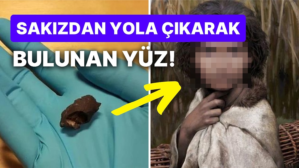 İskandinavya’da Bulunan 6 Bin Yıllık Sakızdaki DNA'dan Yola Çıkarak Çizilen Yüzü Görmelisiniz!