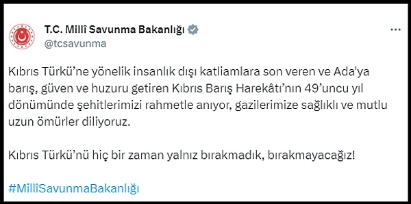 İşte o paylaşım: 👇