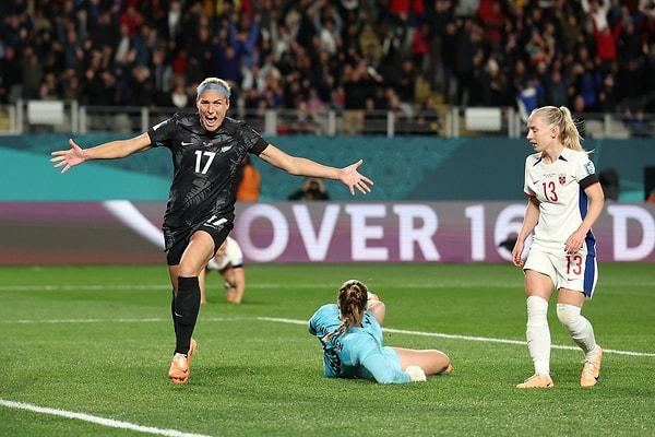 7. Kadınlar Dünya Kupası'nın açılış maçında Yeni Zelanda, Norveç'i 1-0 mağlup etti.