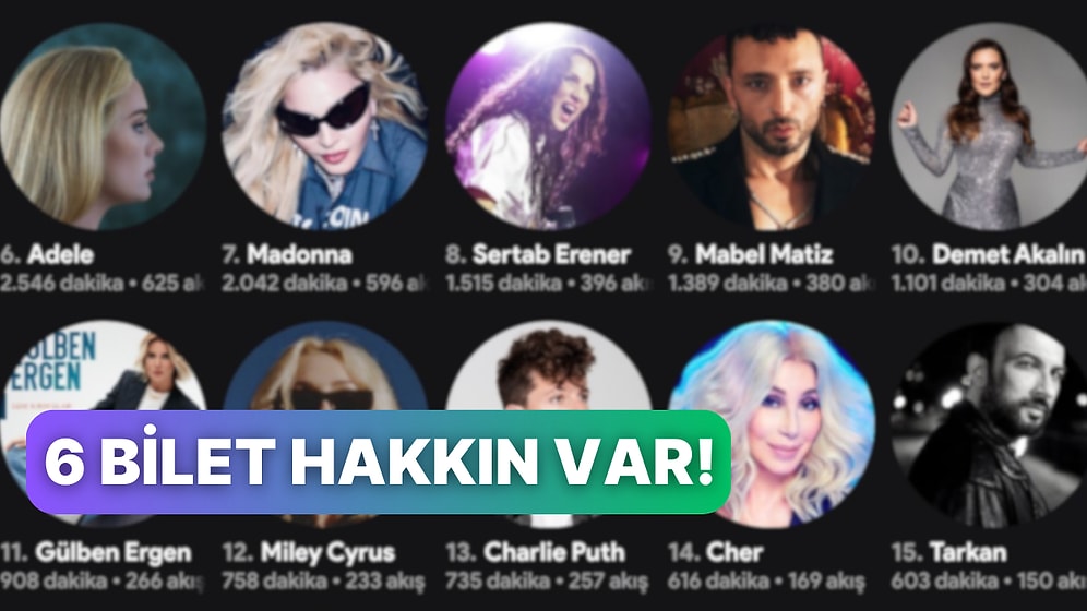 Seçtiğin Konser Biletlerine Göre Kişiliğini Analiz Ediyoruz!