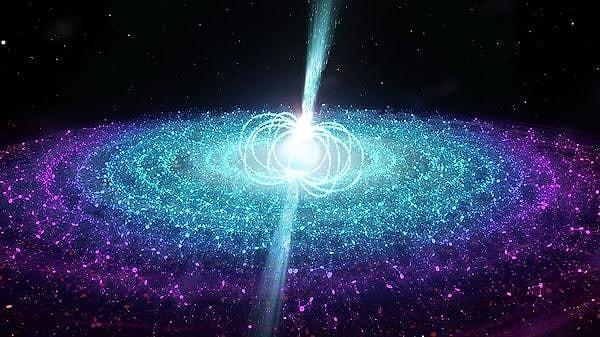 Pulsarlar, etraflarında hızla dönen ve bunu yaparken radyo patlamaları yayan nötron yıldızlarıdır.