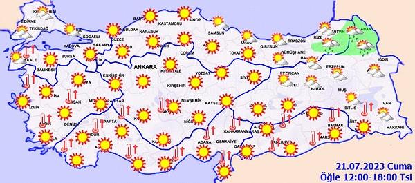 Doğu ve Güney Doğu Anadolu'da Havalar Çok Sıcak!