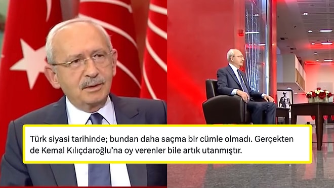 Kemal Kılıçdaroğlu'nun 'Gelsin Şimdi Seçim Yapsınlar' Açıklamasına Tepki Yağdı!