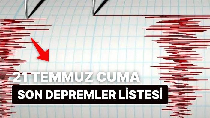 21 Temmuz Cuma Kandilli Rasathanesi ve AFAD Son Depremler Listesi: Kuşadası'nda Deprem!