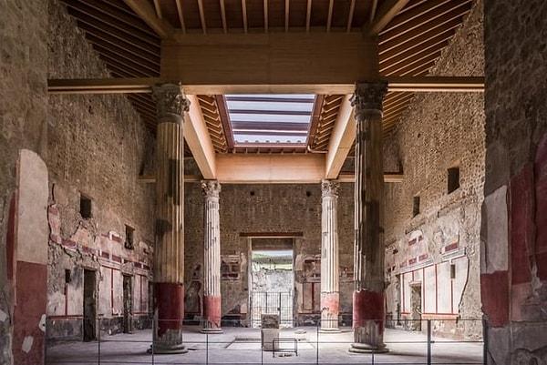 12. Pompeii'de keşfedilen en iyi Roma lüks evlerinden biri👇