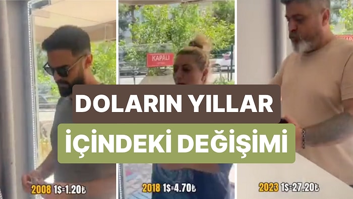 Ekonomiyle İlgili Videoları ile Tanınan Murat Gümüşboğa Doların Yıllara Göre Değişimini Bir Video ile Anlattı